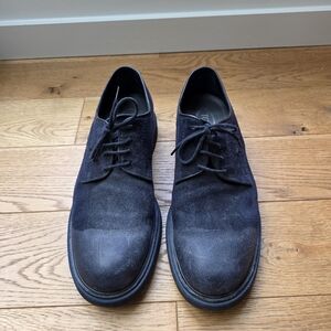 Tod's Men's Navy Suede Shoes
